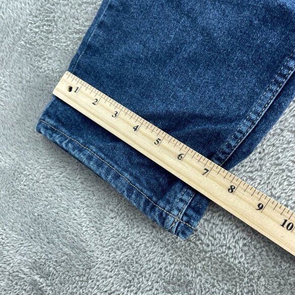 Calvin Klein Womens High-Rise Straight Leg Jeans Size 16 Blue NWT 5651 - Picture 6 of 9